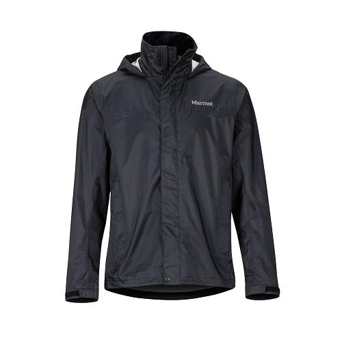 Marmot Rain Jacket Black NZ - PreCip Eco Jackets Mens NZ945782